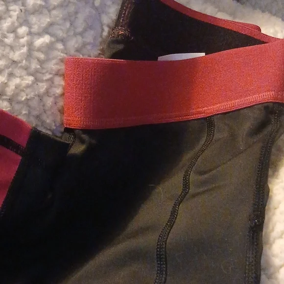 Adidas Black and Red Track Pants S - Picture 3 of 5